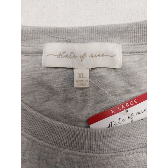 State of Mine Women's Pullover Cozy Warm Holiday Sweatshirt Sz XL Candy Cane Co - Picture 12 of 16